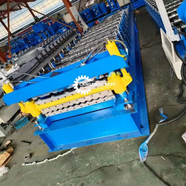 Combine 380v 50hz Roofing Sheet Roll Forming Machine Double Layer