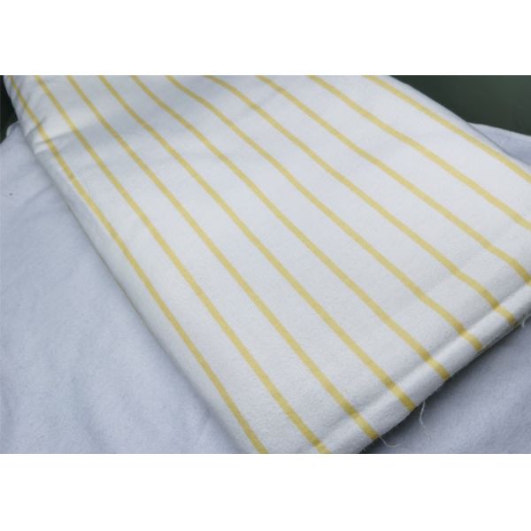 White 100% Cotton Flannel Fabric Print For Bedding And Cover