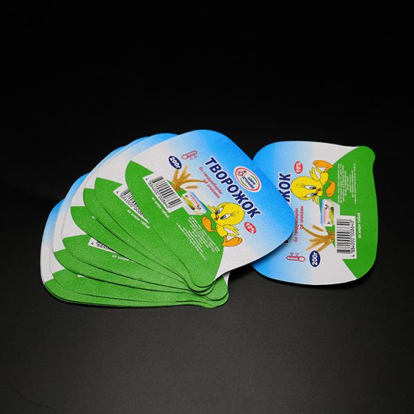 Aluminium Dairy Packaging Yoghurt Pot Lids 70 Micron