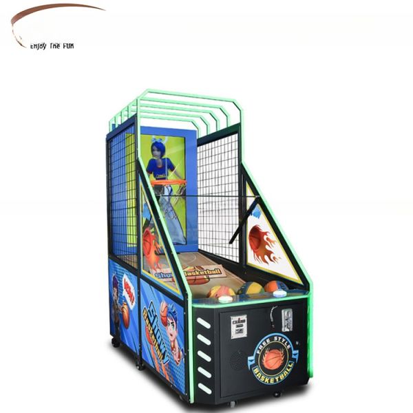 Customized Coin Operated Basketball Machine Basketball Shooting Arcade Machine Enjoyable