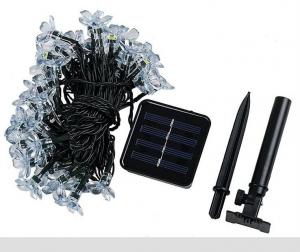 China Solar Powered LED String Light, Outdoor Flower Fairy Light with 23ft 50 LEDs Blossom Light on sale