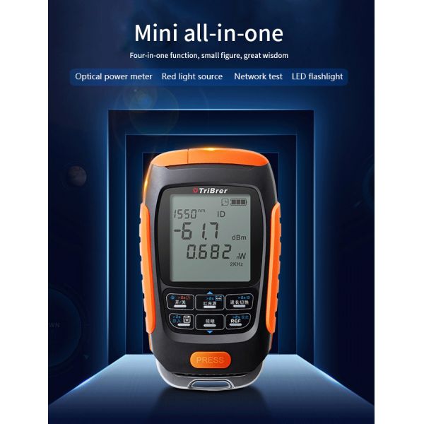 TriBrer APM50 Mini Optical Power Meter OPM FTTH Multifunction