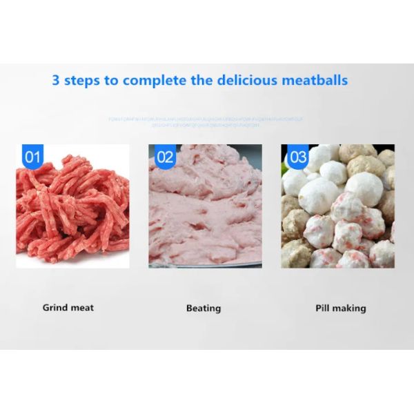 ISO Food Processing Machines Vertical Meatball Forming Machine