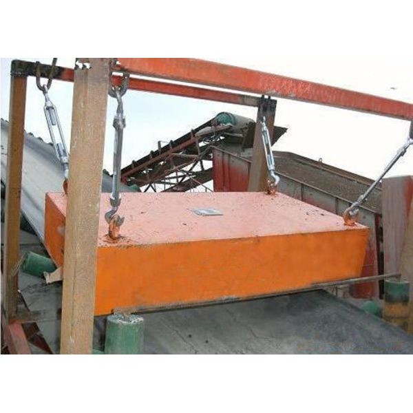 Energy Mining Industry Iron Removal from Non-Magnetic Materials on Belt Conveyors with 1