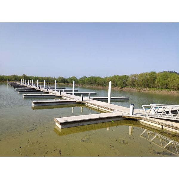 Kaishin Marina Plastic Dock Water Power Pedestal With Pontoon Decking Power and Water Pedestal Marine Service Bollard