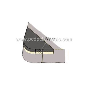Quality Wiper PCBN Turning Inserts / Heat Resistant Alloys Carbide Turning Tools for sale