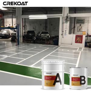 Quality 3mm Water Based Epoxy Floor Coating Low Maintenance Withstands Heavy for sale
