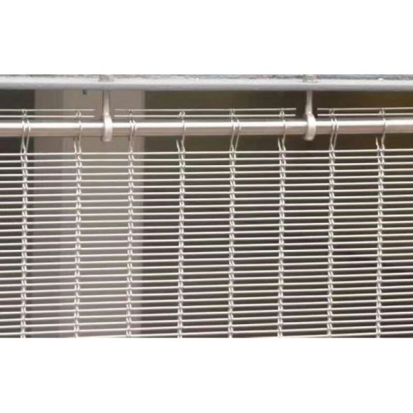 External SUS 304 316 Decorative Woven Wire Mesh Curtain Wall ISO9002