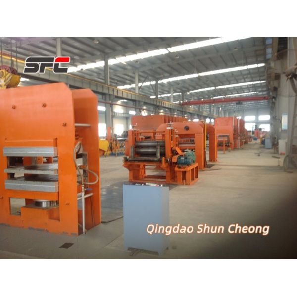 PLC Control Conveyor Belt Vulcanizing Machine with Cooling System and Customizable Size