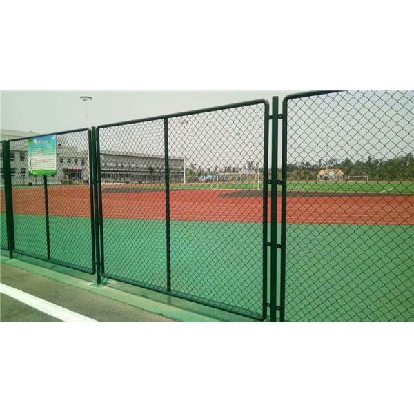 Decorative 50x50mm Galvanized Chain Link Fence 8 Gauge