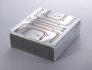 Quality Skiving / Locked Fin Thermal Copper Pipe Heat Sink CPU Cooler for sale