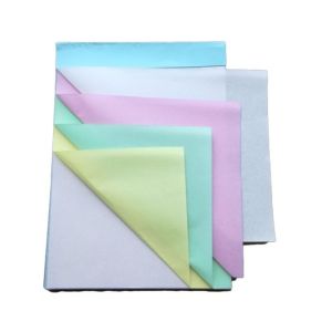 PE Coating Black And Blue Image Carbonless Paper For Custom Orders