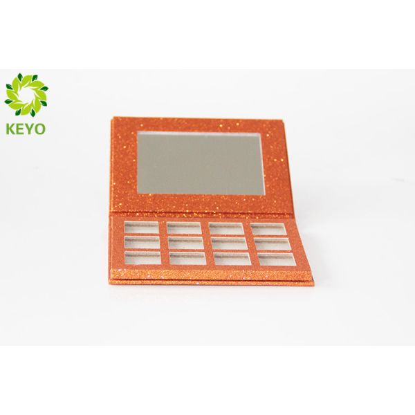 Empty Cardboard Eyeshadow Palette 12 Pans Type Custom Color / Shape / Size Available