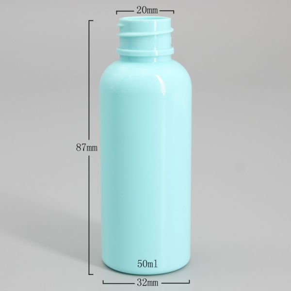 Blue Green 20mm 50ml Biodegradable Water Bottles