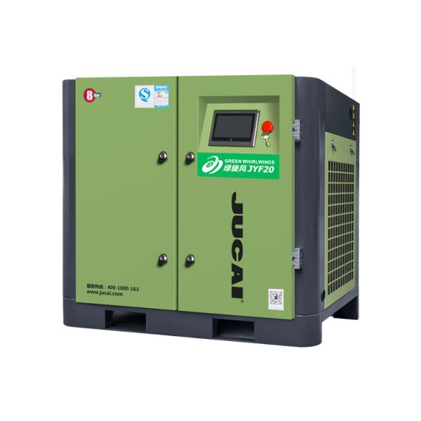 Easy Installation 15kw 8bar 20 Hp Screw Compressor Compact Jucai Air Compressor