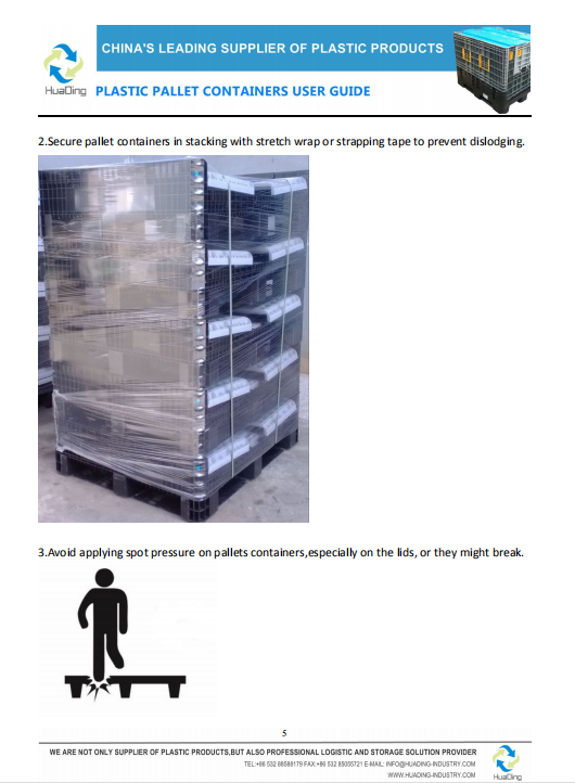 Transparent industrial boxes plastic pallet continer customized pallet box plastic pallet box waterproof