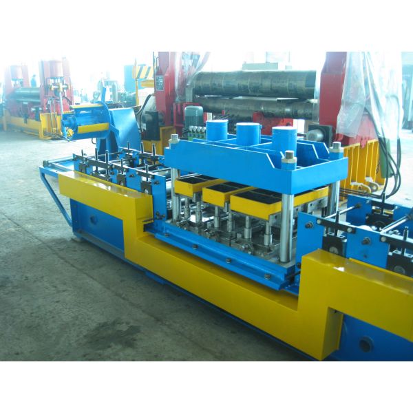 Durable 1.5-2mm Galvanized Steel Door Frame Cold Roll Forming Equipment ,PLC Control Automatic
