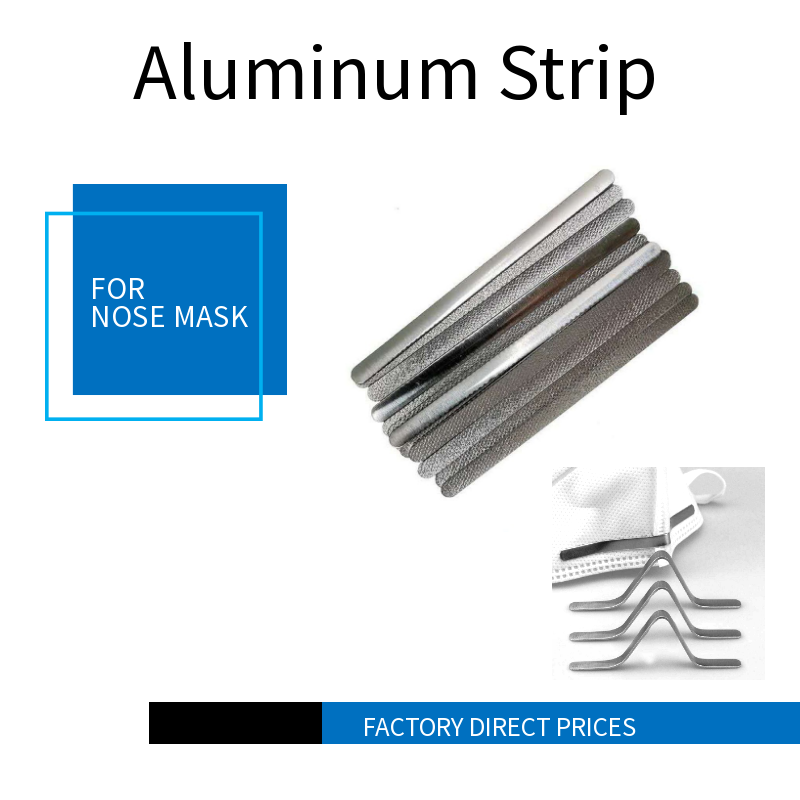High Quality N95 Face Mask Aluminum Nose Strip Mask Aluminum Strip