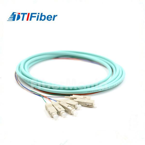 Buy Custom Various Type Fiber Optic Pigtail LC/SC/FC/ST OM3 Multimode at wholesale prices