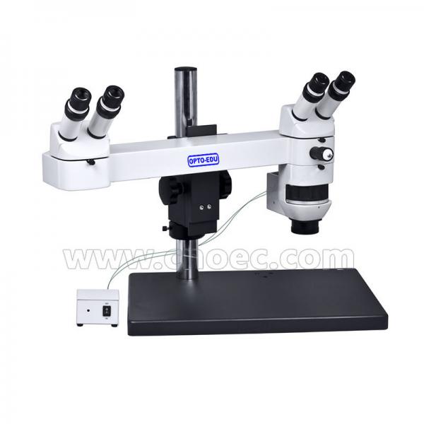Buy Zoom Dual Viewing Stereo Optical Microscope Continous Parallel Optical System at wholesale prices