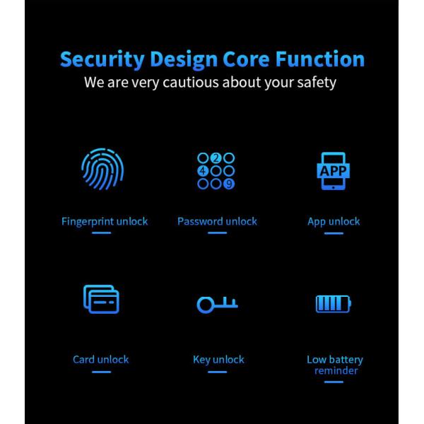Home Smart Tuya App Wifi Digital Smart KeyPad Electronic Deadbolt Door Lock M7W unlocked by card ,code ,key and wifi app