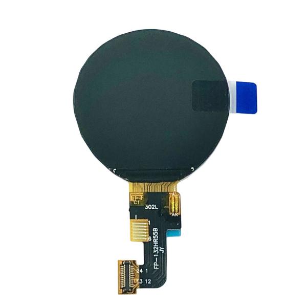 1.32 Inch Round TFT Display 360x360 Resolution QSPI Interface Driving IC GC9C01 450C/D brightness