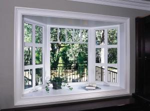 Quality Balcony Aluminum Section Bay Window Toughened Glass Double Glazed Soundproof for sale