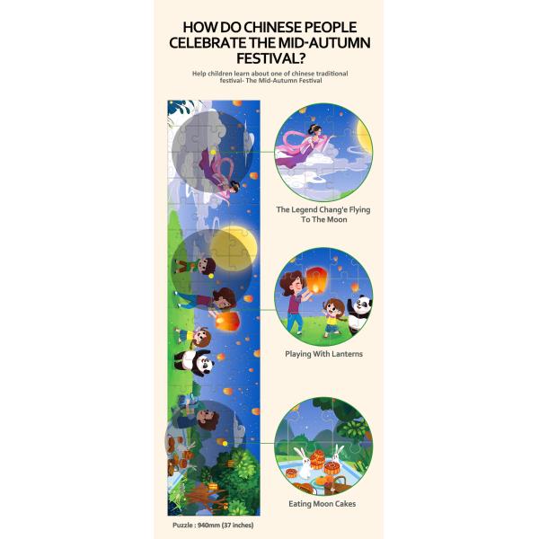 Traditional Festival Puzzle Jumbo Jigsaw 6 Themed 48Pcs for Toddler