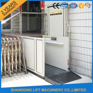 China Home Stair Elevator Wheelchair Platform Lift with Self Resetting System Drive Control on sale