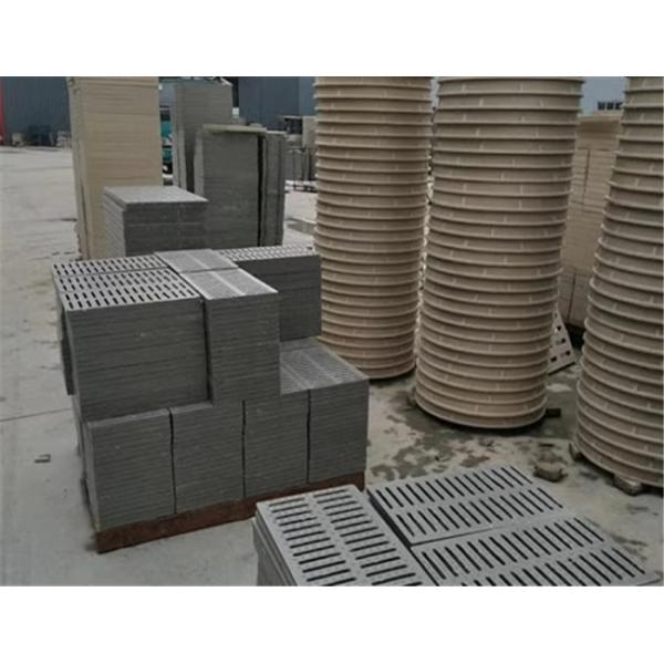 EN124 Standard FRP Manhole Cover Light Weight High Strength Square BMC SMC Fiberglass Manhole Cover