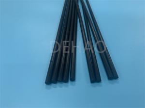 Quality Black Carbon Filled PTFE Rod , Extruded Graphite Filled PTFE Rod for sale