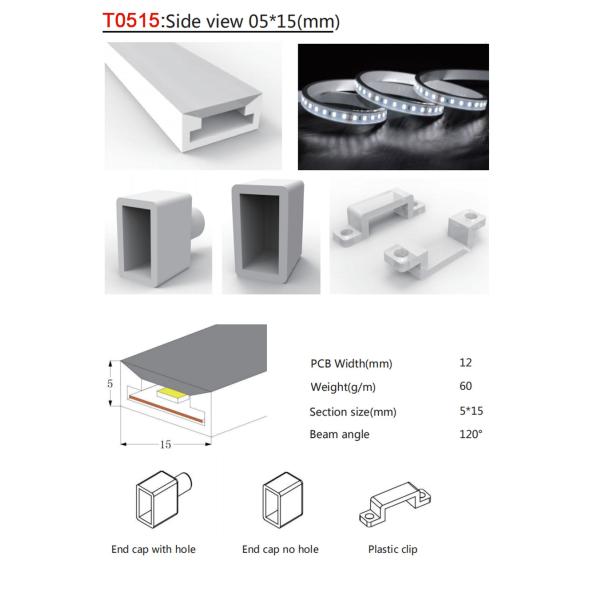 Easy Installation LED Flex Neon Light Professional Structural Design