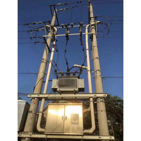 11kV/0.415kV Three Phase Oil Immersed Copper Winding Input / Output Transformer