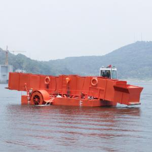 Quality Work Boat Aquatic Weed Carrier Water Hyacinth Transport Ship Water Plant Barge for sale