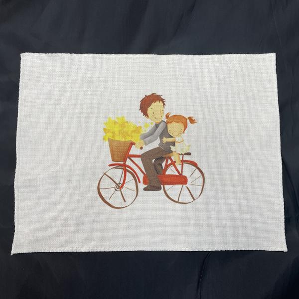 Sublimation Placemats Blanks 30*40cm Double Sided Custom Printing Logo Linen Sublimation Table Mats