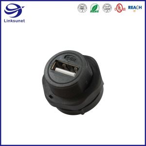 Quality USB Speed 480Mbps Waterproof Circular Connectors For New Energy Vehicles for sale