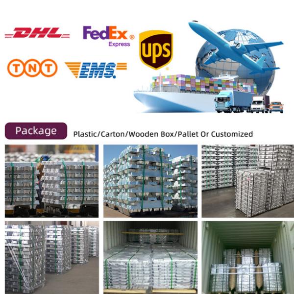 99.994% Aluminium Alloy Ingot High Precision Fireproof Refined Lme Pure Metal