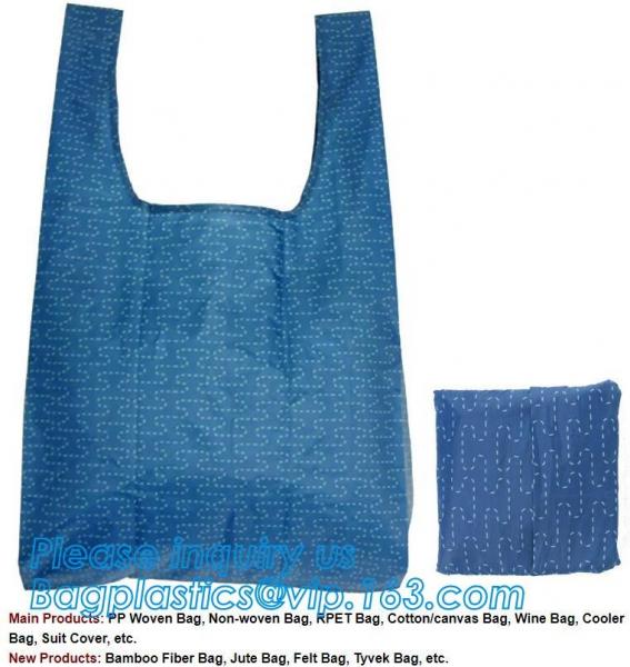 Hot sale best quality custom reusable promotional folding foldable polyester shopping bag wholesale bagease bagplastics