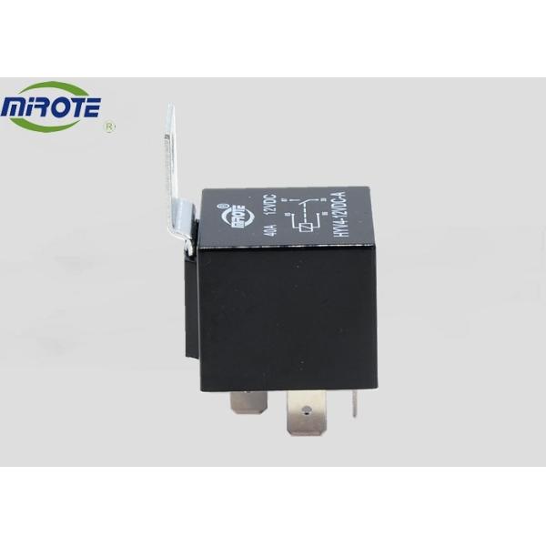 4 Terminal 40 Amp 12v Car Relay Replacement With Metal Sheet , 12 Volt 4 Pin Mini Relay