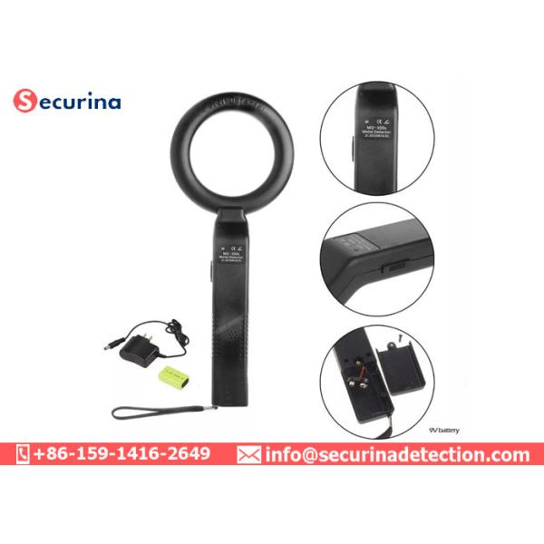 Ring Detection Area Hand Held Metal Detector Small Portable Body Scanner