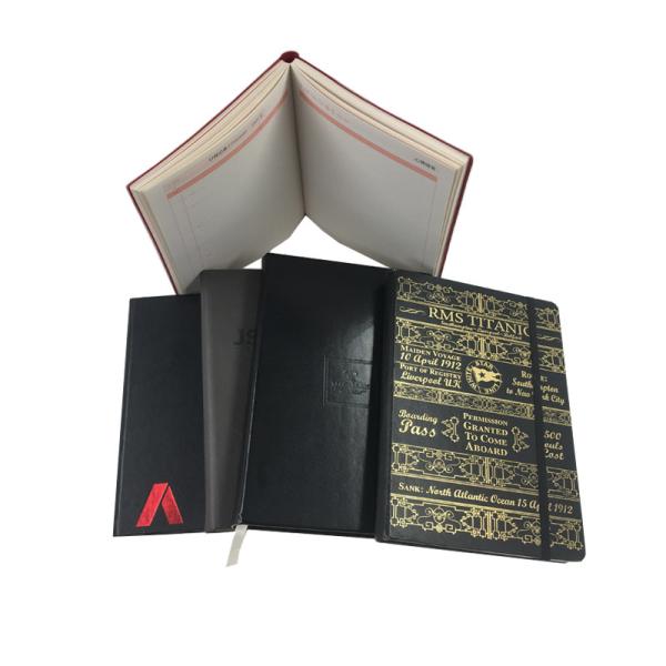 A5 PU Embossed Custom Planner Printing Personalized Leather Calendar 2019-2020