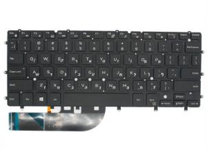 China Black Color PC Laptop Keyboard , AT Interface Type Dell Notebook Backlit Keyboard on sale