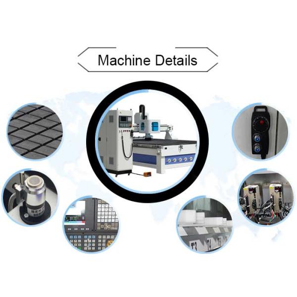 Easy Operate ATC CNC Router Machines CNC Engraver With Linear Tool Holders