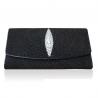 Buy cheap Unisex Authentic Stingray Skin Male Long Trifold Wallet Genuine Leather Women from wholesalers