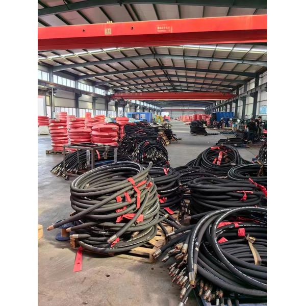 Suction Hydraulic Oil Hose Customized With Synthetic Rubber Material