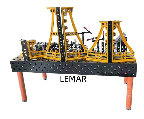 Industrial D16 Welding Fabrication Table with Modular Clamping System