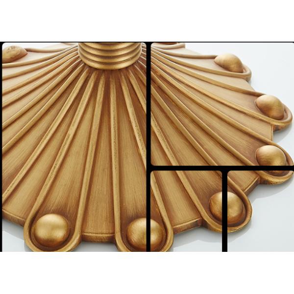 Retro Bronze Carved Wall Mounted Rain Shower Faucets