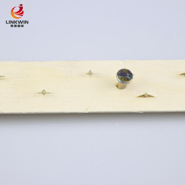 Gilded silver fat nails easy installation wood carpet gripper for inner installing