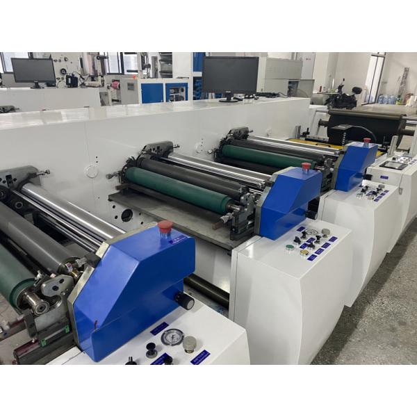 Inline Paper flexo Label Printing Machine Horizontal For Aluminum Foil Film
