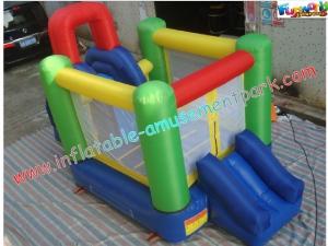 China Customized Mini Nylon Inflatable Bounce Houses , Bounce Slide House For Kids on sale